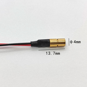 Module laser à point rouge 650 nm 5 mW, 4x13,7 mm, haute précision, diode de découpe de haute qualité, laser en laiton 650 nm - Product Image 4