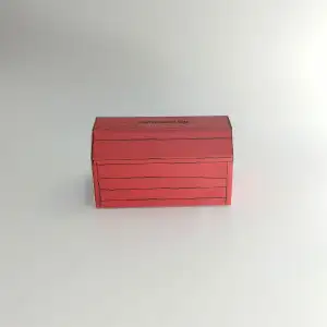 Cute Hexagonal Drawer Shaped Irregular Box Red Gift Box