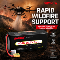 Baterai Semi Solid 6S 40000mAh 5C High Discharge untuk Paket Baterai Drone FPV Freestyle untuk Pesawat RC FPV Quadcopter