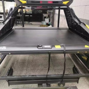 Couverture de benne de camionnette rigide rétractable à trois plis, accessoires de camionnette imperméables pour Mitsubishi Triton Strada 2014-2019 - Product Image 3