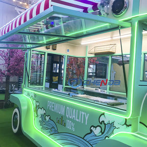 Gerobak Makanan Listrik Roda Empat/Truk Makanan Mobile, Cocok untuk Lokasi Seperti Taman, Kafe, dan Kios Makanan. - Product Image 3