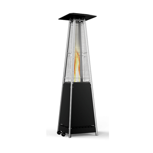 Alimentation automatique 12kw Poêle à granulés extérieur sans fumée de haute qualité Patio Rocket Pellet Heater With Wheels - Product Image 5