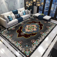 Tapis vintage à motif persan, grand tapis oriental traditionnel pour salon, chambre à coucher, décoration intérieure, tapis de 8'x10'