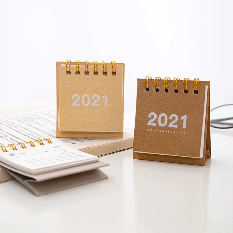 2021 New Arrivals Calendar Chinese design festival family desk calendar stand customize fridge calendar