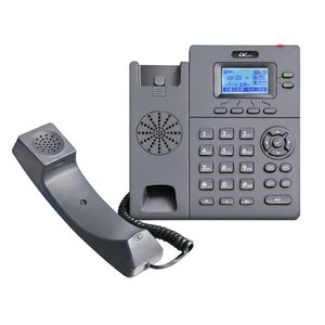 2 SIP Accounts <strong>VoIP</strong> <strong>Phone</strong> with Power Adapter 2.4 Inch Backlit LCD IP <strong>Phone</strong> Office Desk Telephone for Business Call Center - Product Image 2