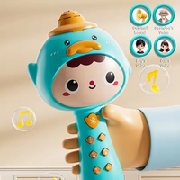 Canard en plastique éducatif multifonctionnel pour microphone et jouet musical pour enfants
