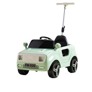 Voiture électrique pour enfant Fm 520, 4 roues, rechargeable, à pousser et à s'asseoir, jouet pour enfant de 2 à 4 ans, verte - Product Image 3