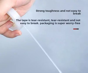 Xách Tay <span class=keywords><strong>Mini</strong></span> Rõ Ràng Dính Băng Đa Mục Đích Trong Suốt <span class=keywords><strong>Bopp</strong></span> Duy Nhất Hai Mặt Nước Kích Hoạt Acrylic Băng Bao Bì - Product Image 3