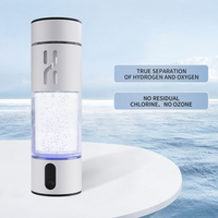Bouteille d'eau portable SPE PEM enrichie en hydrogène 320 ml, haute concentration, alimentée par batterie, pour la maison, le bureau, les voyages, la voiture, le camping-car