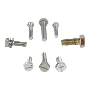 Phần cứng lớp 2 hợp kim thép Bronze Titanium SS ZP màu xanh đen vàng kẽm mạ Hexagon Hex Heavy Duty Bolt và máy giặt với NUT