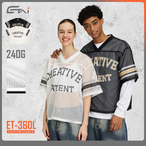 T-shirt a maniche corte da uomo Dreaming Lion, estiva, sportiva, in rete traspirante, con stampa a lettere, di alta qualità, con scollo a V. - Product Image 5