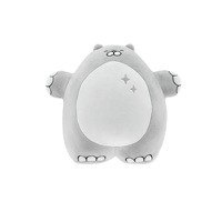 OEM ODM Ours en peluche personnalisé, design rond et dodu, animal en peluche de haute qualité, broderie étoile, fabricant en gros