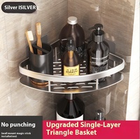 Super Dragon moderne multi-couche cuisine Triangle organisateur de rangement sans perçage mural en métal salle de bain douche étagère coin