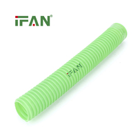 Tuyau ondulé en plastique protégé rouge et bleu IFAN en stock, livraison rapide, pour conduite d'eau PEX