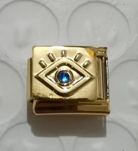 Avrupa sıcak satış İtalyan bilezik Diy takı bileşen 9*10mm paslanmaz çelik noel serisi Charms - Product Image 2