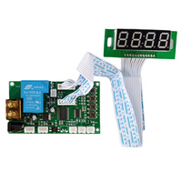 JY-15B2 40cm Blanc, Carte de contrôle de temps à monnayeur pour machine à grue pour enfants, avec accepteur de pièces en plastique