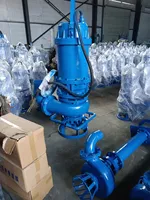 Pompa Pasir Submersible Listrik Sentrifugal untuk Lumpur, Kerikil, dan Lumpur Kental, Tahan Aus Krom Tinggi untuk Penambangan Sungai