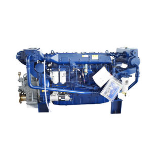 Proveedor chino profesional 150hp 75hp 600hp 500hp 200hp 350hp Weichai Baudouin Motor marino diésel de 6 cilindros con caja de cambios - Product Image 5