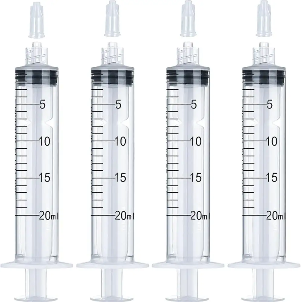 Produsen profesional 1ml-20ml jarum suntik hewan tanpa jarum jarum suntik insulin oral sekali pakai