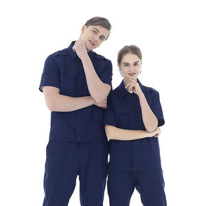 Combinaison <span class=keywords><strong>de</strong></span> travail pour la construction avec bandes réfléchissantes, vêtements <span class=keywords><strong>de</strong></span> travail personnalisables avec logo, en coton résistant à l'usure, ensemble salopette - Product Image 4