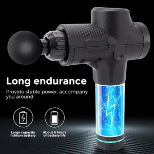 Venta Directa de Fábrica: Pistola Masajeadora de Fascia ABS para Fitness, Relajante Muscular con 6 Cabezales de Masaje y 30 Ajustes de Velocidad, Eléctrica para Uso Doméstico - Product Image 5