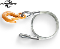 Sangles de levage robustes de haute qualité personnalisées, câbles en acier inoxydable 304 316, cordes de levage sans fin, câbles de remorquage flexibles pour voiture