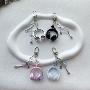 AM Hit Cross-border Best-selling Trend Music <strong>Headphones</strong> Personalized Cool Version Student Backpack Keychain Pendant - Product Image 1