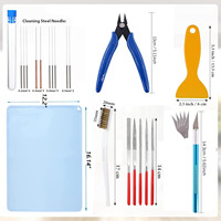 Kit et ensemble d'outils de nettoyage pour imprimante 3D à résine avec technologie de polymérisation par lumière Modèle M172