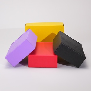 Kích thước tùy chỉnh sóng Kraft hộp Giấy Màu Tím Trọng lượng nhẹ vận chuyển bưu phẩm Matt cán Hộp máy bay - Product Image 2