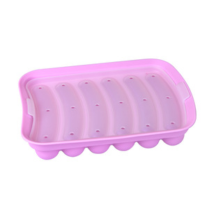 Suncity Silicone Sausage Mold For Baby Food Straight Body Heat Resistant Steamable With Lid - Product Image 3