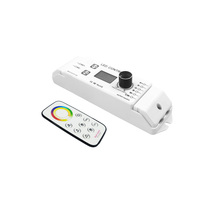Control Remoto RF LED Rotatorio de 5 Canales BC-355RF para Productos de Iluminación RGB_CCT de Voltaje Constante y Color Completo con Co-anodo