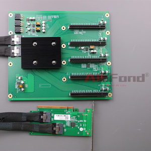 PEX88096 <span class=keywords><strong>5</strong></span>-GPU PCle 4.0-Erweiterungskarte, <span class=keywords><strong>5</strong></span> Grafikkarten steckplätze, Workstation Server-Motherboard - Product Image 1