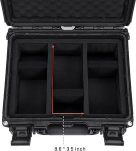 Yageli Bán Buôn Không Thấm Nước 3 Ngăn Hấp Thụ Hình Thức Xếp Hạng Thẻ Lưu Trữ Hộp Thể Thao Trường Hợp Thẻ Cho Tcg Bộ Sưu Tập - Product Image 3