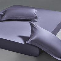 Taie d'oreiller personnalisable en fibre de lyocell naturelle de luxe, brillante, douce et respirante, sur mesure pour la maison, l'hôtel et la chambre à coucher