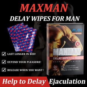 Trending produtos 2025 recém-chegados Maxman <span class=keywords><strong>Wipes</strong></span> Longo Tempo Sexo Ejaculação Atraso Produtos Maxman Delay <span class=keywords><strong>Wipes</strong></span> - Product Image 6