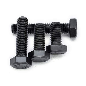 Bulloni Esagonali in Acciaio al Carbonio Grado 8.8, Placcati Neri, Filettatura Completa in Varie <span class=keywords><strong>Dimensioni</strong></span>: 1/4", 1/2", 1 1/4", 1 3/4", 1 1/8", 1 7/8", 1 3/8" - Product Image 4