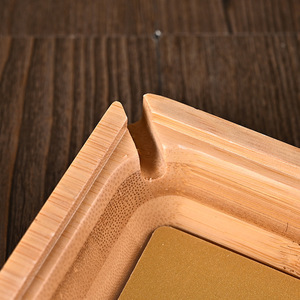 Cenicero de madera de nogal negro, antipolvo, nuevo, estilo moderno chino/nórdico, cuadrado, para el hogar - Product Image 2