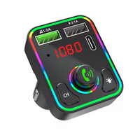 Allume-cigare portable pour voiture 12V-24V, chargeur rapide PD, émetteur FM sans fil, lecteur MP3 Bluetooth pour voiture