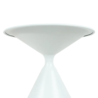 Base de table conique design nordique de luxe Table de salle à manger basse en laiton et marbre