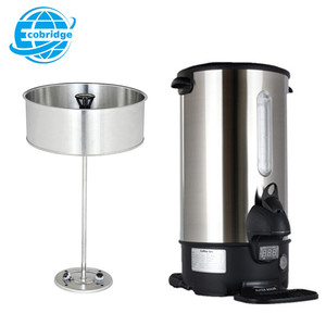 Electric 10L Stainless Steel Coffee <strong>Urn</strong> Machine Fast Brew Percolator Hotel Hot Coffee Milk <strong>Tea</strong> Catering <strong>Urns</strong> Keep Warm Water - Product Image 2