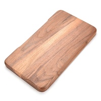 Assiettes alimentaires uniques personnalisées pour le dîner de table de restaurant Assiette alimentaire en bois massif vaisselle réutilisable