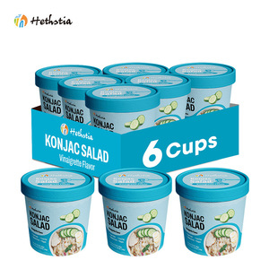 Salade de nouilles shirataki konjac instantanées saveur vinaigrette, adaptées <span class=keywords><strong>au</strong></span> régime cétogène, en boîte pour adultes - Product Image 1