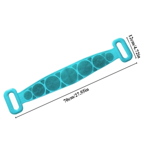 Bath Towel Belt Body Exfoliating Massage <b>Shower</b> Body Cleaning Silicone Body Back Scrub Bathroom <b>Shower</b> Strap - Product Image 5