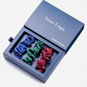 High Quality Real <b>100</b>% Mulberry <b>Silk</b> <b>Hair</b> Ties <b>Scrunchies</b> for Girl Women - Product Image 3