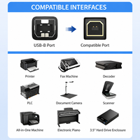 Câble d'imprimante USB 2.0 Type-C en TPE/PVC tressé haute vitesse pour ordinateur portable/PC – Vente en gros, OEM disponible
