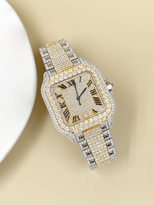 <span class=keywords><strong>Orologio</strong></span> Meccanico <span class=keywords><strong>Automatico</strong></span> con Moissanite VVS Premium, Quadrante Rettangolare, Cinturino in Acciaio Inossidabile, <span class=keywords><strong>Orologio</strong></span> di Lusso Firmato - Product Image 2