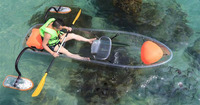 Nouvelle arrivée transparente équipement de jeu d'eau aviron course ponton bateau à vendre