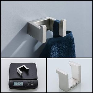 Toallero negro Gancho para bata Soporte de papel higiénico Acero inoxidable 4 piezas Juego de accesorios de baño - Product Image 6
