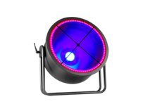 Mini projecteur matriciel IP RGBW UV 6-en-1 rétro LED Wash pour scène, IP65 DMX512 Ra90, fixation suspendue, DJ, discothèque, concert