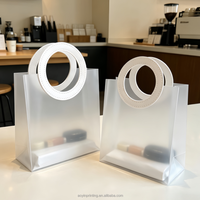 Sac fourre-tout givré en PP réutilisable pour mariage, cosmétiques, bijoux, fête, emballage plastique, sac cadeau